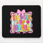 100 Days Of School Preppy 100th Day Of School Teac Mousepad (Vorne)