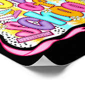 100 Days Of School Preppy 100th Day Of School Teac Poster (Ecke)