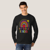 100 days of school Rainbow Leopard Girls 100th Day T-Shirt (Vorne ganz)