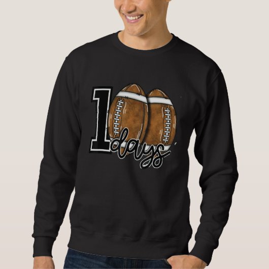 100 Days Of School Rugby Sweatshirt (Vorderseite)