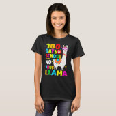 100 Days Of School Shirt No Probllama Llama 100th (Vorne ganz)