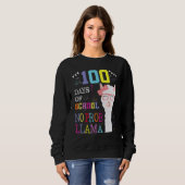 100 Days Of School Shirt No Probllama Llama 100th (Vorne ganz)