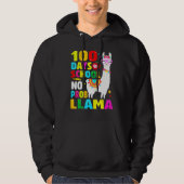 100 Days Of School Shirt No Probllama Llama 100th  (Vorderseite)