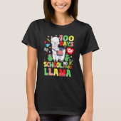 100 Days Of School Shirt No Probllama Llama 100th  (Vorderseite)