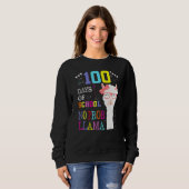100 Days Of School Shirt No Probllama Llama 100Th (Vorne ganz)