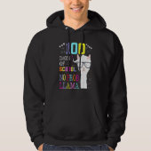 100 Days Of School Shirt No Probllama Llama 100th  (Vorderseite)