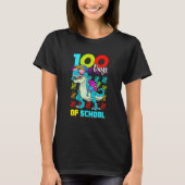 100 Days Of School Shirt T Rex 100 Days Smarter 10 (Vorderseite)