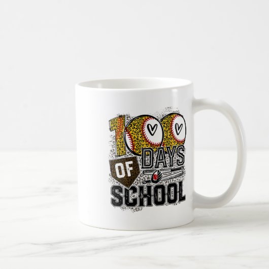 100 Days Of School Softbyll, Teacher 100th Day Of  Kaffeetasse (Rechts)