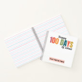 100 Days Of School Spiral Notebook Notizblock (Innenseite)
