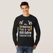 100 Days Of School Spirit Mascot  For Pirates Teac T-Shirt (Vorne ganz)