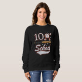 100 Days Of School Sports Game Baseball Player Stu Sweatshirt (Vorne ganz)