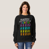 100 Days Of School Student Teacher Sweatshirt (Vorne ganz)