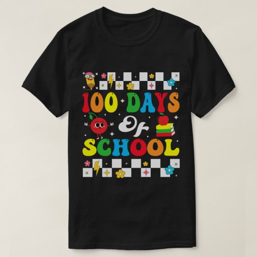100 Days Of School T-Shirt (Design vorne)