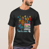 100 Days Of School Teacher Virtual Learning Still  T-Shirt (Vorderseite)