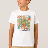 100 Days Of School Vibes T-Shirt (Vorderseite)