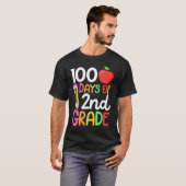 100 Days Of Second 2nd Grade Teacher 100th Day Of T-Shirt (Vorne ganz)