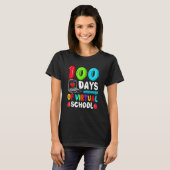 100 Days Of Virtual School Funny 100th Day Of Scho T-Shirt (Vorne ganz)