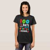 100 Days Of Virtual School Funny 100th Day Of Scho T-Shirt (Vorne ganz)