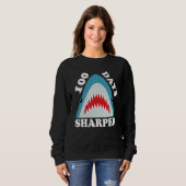 100 Days Sharper School 100 Days of School Sweatshirt (Vorne ganz)