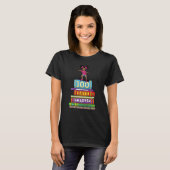100 Days Smarter 100th Day Of School Black Girl Ma T-Shirt (Vorne ganz)
