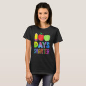 100 Days Smarter 100th Day Of School Shirt Women T (Vorne ganz)