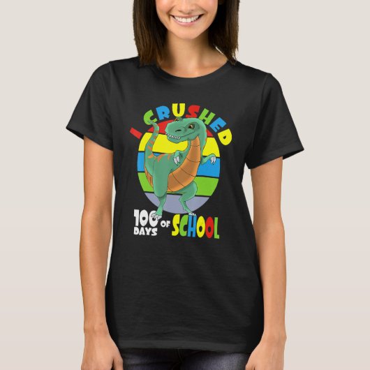 100 Days Smarter 100th Day Of School Teacher Crush T-Shirt (Vorderseite)