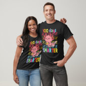 100 Days Smarter Axolotl 100th Day Of School Girls T-Shirt (Unisex)