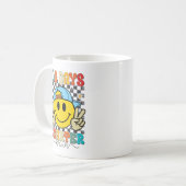100 Days Smarter Bruh Funny 100 Days Of School Kaffeetasse (Vorderseite Links)