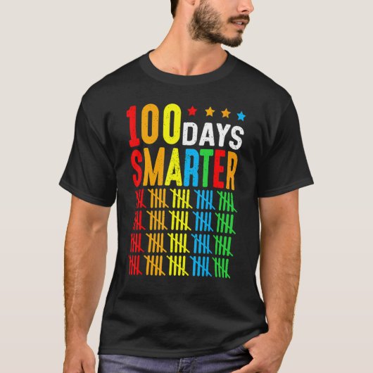 100 Days Smarter Counting By 5's 100th Day Of Scho T-Shirt (Vorderseite)