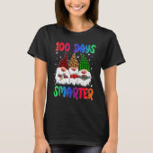 100 Days Smarter Gnome Teacher Kids 100th Day Of S T-Shirt (Vorderseite)