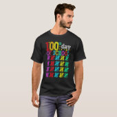 100 Days Smarter Happy 100th Day Of School Student T-Shirt (Vorne ganz)