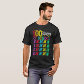 100 Days Smarter Happy 100th Day Of School Student T-Shirt (Vorne ganz)