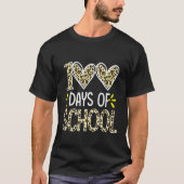 100 Days Smarter Happy 100th Day Of School Teacher T-Shirt (Vorderseite)