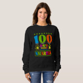 100 Days Smarter Kids 100th School Holiday Studies Sweatshirt (Vorne ganz)