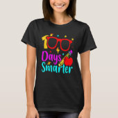 100 Days Smarter Kids Boy Girls 100th Day Of Schoo T-Shirt (Vorderseite)