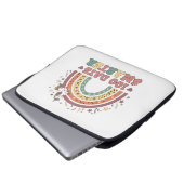 100 Days Smarter Kids Girls Unicorn 100th Day of Laptopschutzhülle (Vorne Knopf)