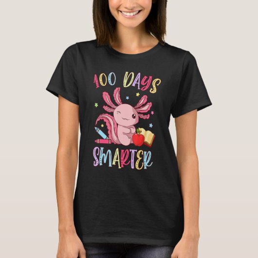 100 Days Smarter Kindergarten Child 100th Day of s T-Shirt (Vorderseite)