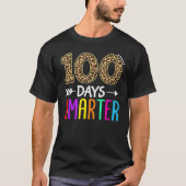 100 Days Smarter Kindergarten Child 100th Day Of S T-Shirt (Vorderseite)