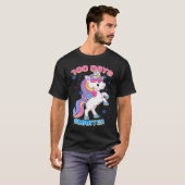100 Days Smarter Magical Learning Unicorn Student  T-Shirt (Vorne ganz)