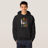 100 Days Smarter No Probllama Llama 100 Days of Sc Hoodie (Vorne ganz)