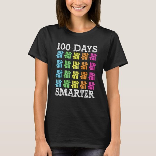 100 Days Smarter Shirt, Teachers Kids Boys Girls S T-Shirt (Vorderseite)
