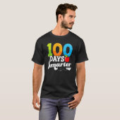 100 Days Smarter Teacher 100th Day Of School Kinde T-Shirt (Vorne ganz)