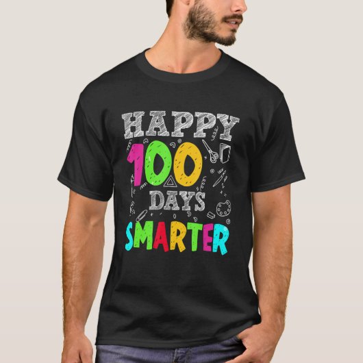 100 Days Smarter Teachers Costume 100 Days Student T-Shirt (Vorderseite)