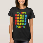 100 Days Smarter Teachers Kids Child 100th Day of T-Shirt (Vorderseite)
