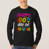100 Days Smarter Third Grade 100th Day Of School 3 T-Shirt (Vorderseite)