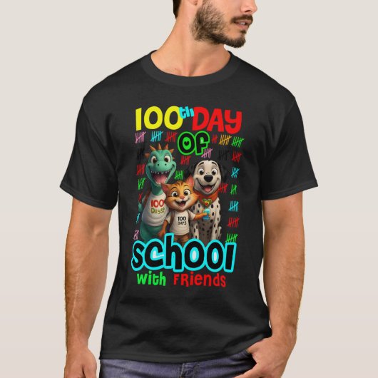 100 Days Smarter with My Best Friends Tee. T-shirt (Vorderseite)