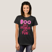 100 Days Sprinkled With Fun 100th Day Cute Donut G T-Shirt (Vorne ganz)