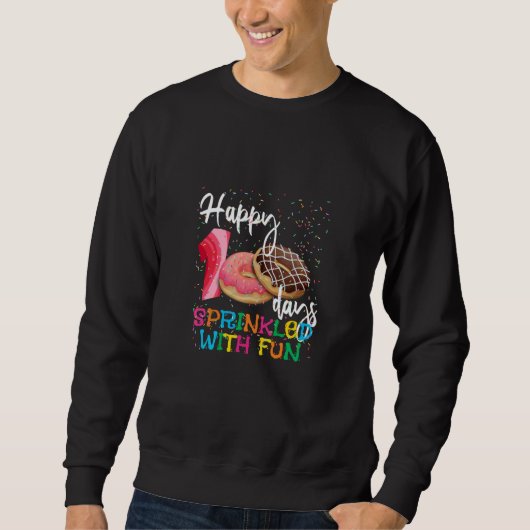 100 Days Sprinkled with Fun 100th Day of School Te Sweatshirt (Vorderseite)