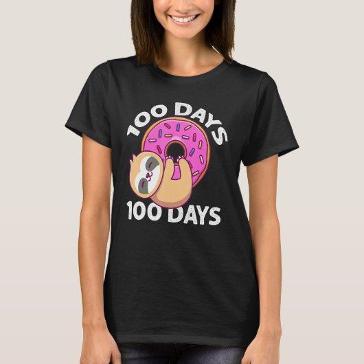 100 Days Sprinkled With Fun 100th Day Of School Te T-Shirt (Vorderseite)