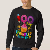 100 Days Sprinkled With Fun Cupcake 100th Day Of S Sweatshirt (Vorderseite)